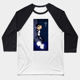 Onyx Gemstone Mermaid with Northstar Baseball T-Shirt